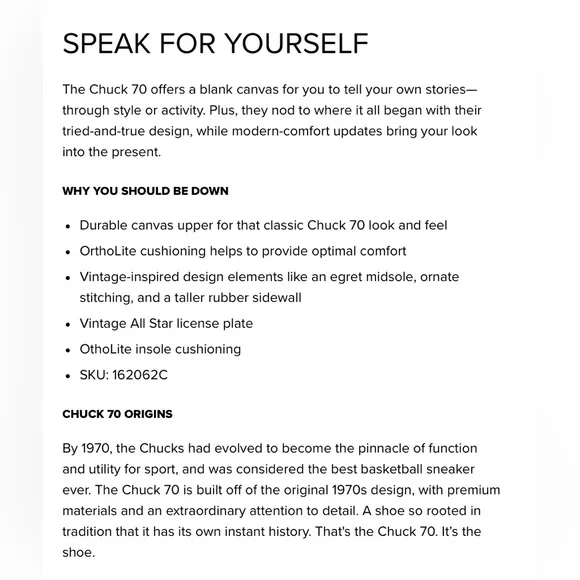 Converse Chuck Taylor- Chuck 70 Canvas-
Parchment/Garnet/Egret NIB- Size 6 - Picture 11 of 11